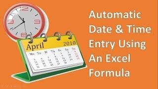 Create A Timestamp In Excel With A Formula