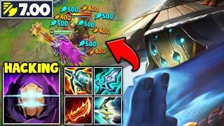 WHEN JAX HITS 7.00 ATTACK SPEED IT LOOKS LIKE HES HACKING ON-HIT JAX BUILD