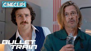 Bullet Train  Tangerine vs. Ladybug ft. Brad Pitt  CineClips