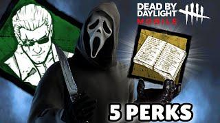 GHOSTFACE CON 5 PERKS DEAD BY DAYLIGHT MOBILE