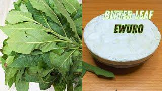 HOW TO PREPARE BITTER LEAF JUICE EASY AND PERFECT WAY TO EXTRACT BITTER LEAF JUICE