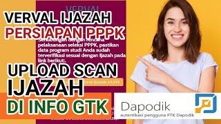 CARA VERVAL IJAZAH INFO GTK DAN UPLOAD SCAN IJAZAH JIKA DATA UNIVERSITAS TIDAK DITEMUKAN