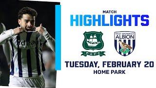 Baggies impress in professional Plymouth away win  Plymouth 0-3 Albion  MATCH HIGHLIGHTS