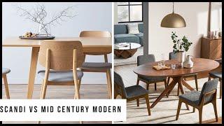 How To Decorate  Scandinavian VS Mid Century Modern