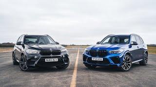 Drag Race  £130k BMW X5M vs £40k X5M  4K