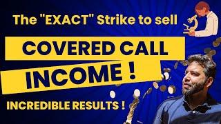 The Exact Strike to sell for Covered Call Income  Get pro with #equityincome