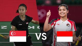 Yeo Jia Min SGP vs Tunjung Gregoria INA    Badminton