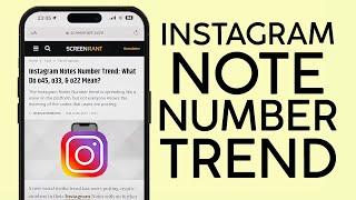 How to Do the Instagram Notes Number Trend 2023