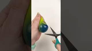 Cutting Open Color Changing Stress Ball #shorts