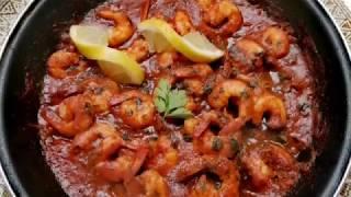 Recette CREVETTE à la sauce tomate  Saveur Méditerranée