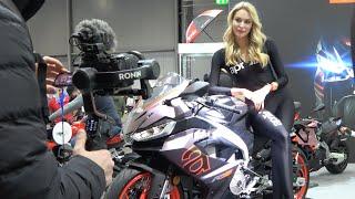 Aprilia Collection at MotoSalon Brno 2024 Including RS 457 + MotoSalon Girl - Like Share Subscribe