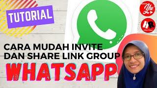 CARA MUDAH SHARE LINK GROUP WHATSAPP  Tutorial #whatsapp #sharelinkgroup #tutorial