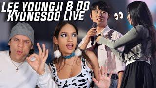 THIS COLLAB IS SO CUTE Waleska & Efra React to EXOs D.O. w Youngji - Small Girl LIVE