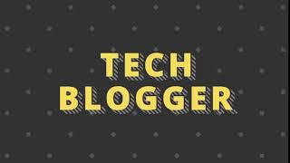 Tech blogger