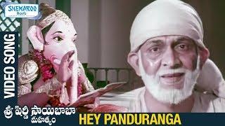 Hey Panduranga Video Song  Sri Shirdi Saibaba Mahathyam Movie  Vijayachander  Ilayaraja  K Vasu