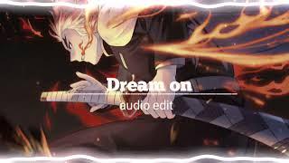 Dream on audio edit