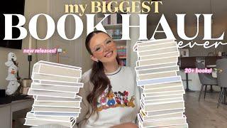 my BIGGEST book haul ever  book mail new releases + special editions