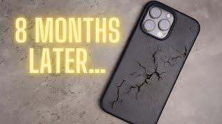 Apple iPhone Leather Case - 8 MONTHS LATER - Worth it?