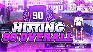 NBA 2K19 HOW TO GET 90 OVERALL IN 1 DAY - HOW TO GET XP  MYPOINTS FAST IN 2K19