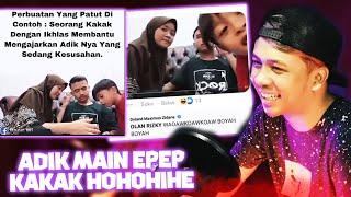 Bikin Ngakak Hohohihe Di depan Adik Main epep - Viral tiktok 2021 Wik Wik