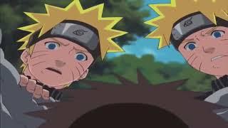 naruto and kakashi save gaara sakura nearly being stab to death