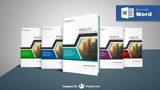 How to Make a Professional Book Cover In MS Word   Cover Page Designing