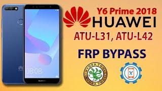 Huawei Y6 Prime 2018 FRP Bypass 2021  Huawei ATU-L31 ATU-L42 Google Account Bypass By Hydra Tool