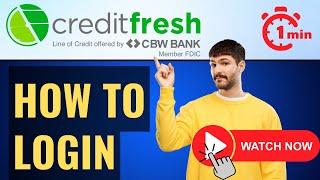 Credit Fresh Login⏬ Credit Fresh com Login Page