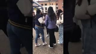 Indian girl vs Italian girl fight