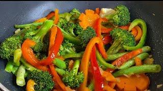 Easiest Garlic Butter STIR FRY VEGETABLES