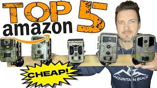 Top 5 Cheap Amazon Trail Cameras Testing Vikeri A1 & 4K Ceyomur CY95 GardePro A3 iZEEKER iG400