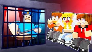 GRUBY POLICJANT ZAMKNĄŁ NAS W WIĘZIENIU w Minecraft BARRYS PRISON RUN