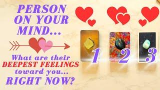 Pick a Card Person On Your Mind...Their Deepest Feelings For You RIGHT NOW  Love tarot reading