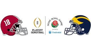 2024 Rose Bowl #4 Alabama vs #1 Michigan Link