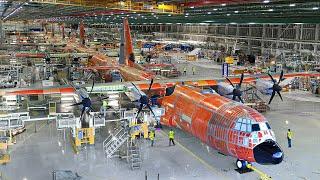 Tour of Billion $ US Advanced Factories Producing Massive Lockheed C-130 Hercules