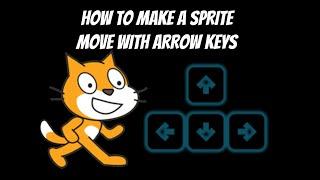 Scratch Coding - How to Make a Sprite Move with Arrow Keys Scratch 3.0