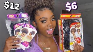 Bomb AFFORDABLE Snap On  Drawstring PONYTAILS $6.99 - $12  Try- On Haul