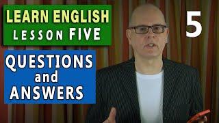 Learn English with Mr Duncan - Lesson Five  How to ask a question