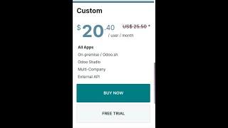 Odoo Pricing Policy #shorts