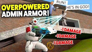 Overpowered ADMIN ARMOR - Gmod DarkRP New OP Admin Power Suit