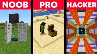 Minecraft NOOB vs PRO vs HACKER Traps 