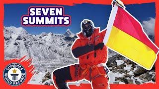 Steven Plain Fastest time to climb the Seven Summits - Guinness World Records