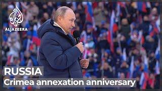 Putin marks eighth anniversary of annexation of Crimea