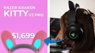 Así se ven los HEADSETS GAMER más lindos y PROS   Probando los Razer Kraken Kitty V2 Pro