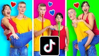 RECREATING VIRAL COUPLES TIK TOKS WITH MY CRUSH CHALLENGE  Funny TikTok Tricks by 123 GOCHALLENGE