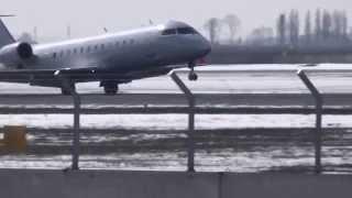 FULL HD CRJ-200LR landing in BoryspilUKBB Посадка в Борисполе