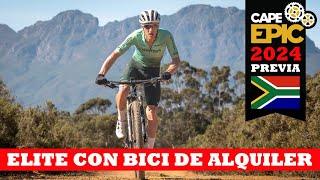 Categoría Elite y bici de alquiler  Cape Epic 2024  Ibon Zugasti