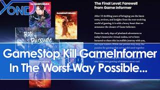 GameStop shut down GameInformer magazine completely nuke the website & are silent on refunds...