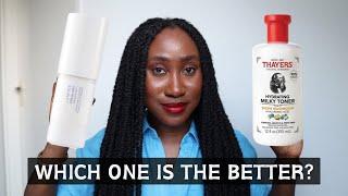 WHICH is BETTER? Laneige Cream Skin vs Thayers Hydrating Milky Toner  @tamunoabbey