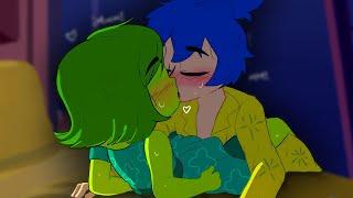 Girls Sleepover   Joy x Disgust Comic Dub Inside Out 2